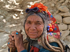 Ladak Dah old woman